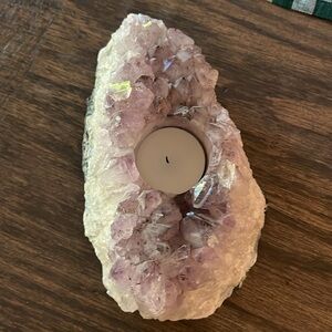 Amythest tea light candle holder by Love Tatum, Gorgeous!!